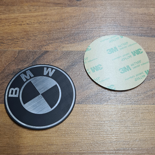 BMW Emblem BMW R100 Bobber Tanklogo schwarz